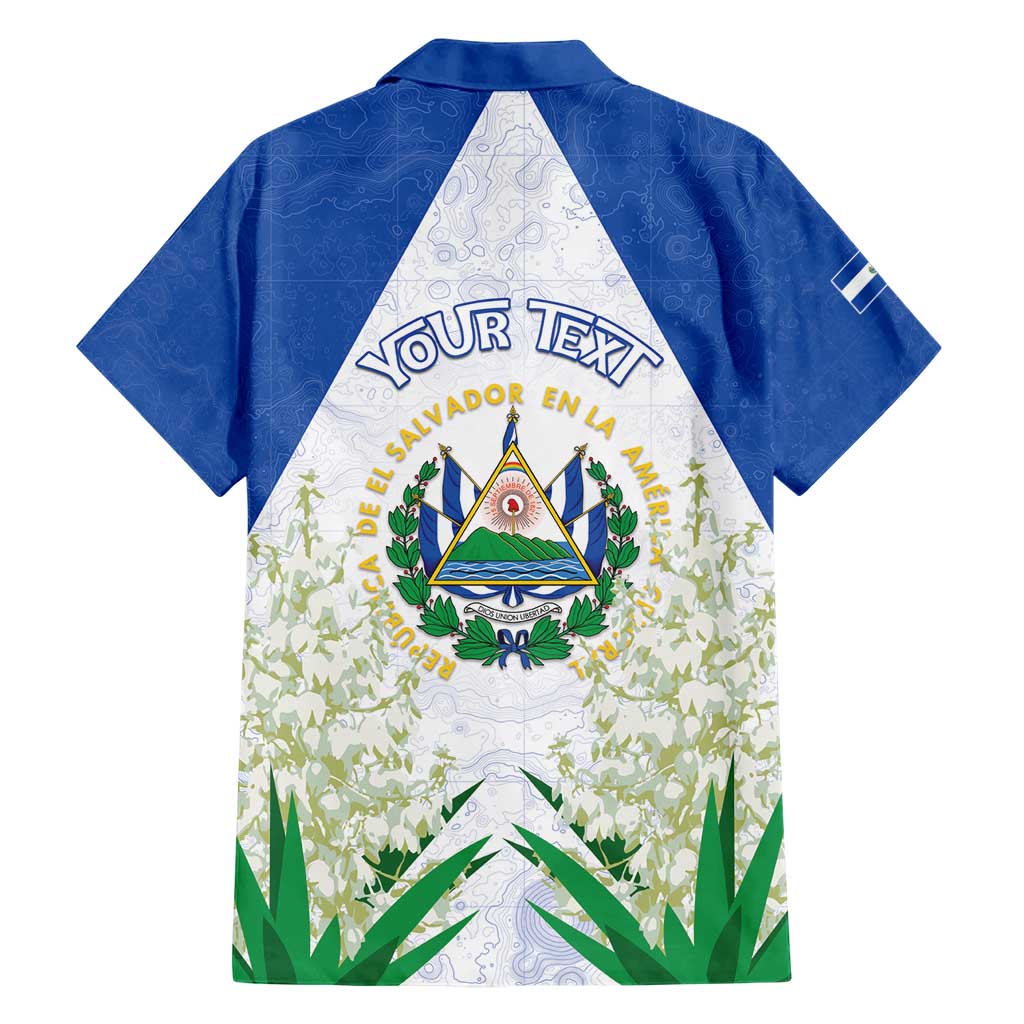 Personalized El Salvador Hawaiian Shirt Torogoz Bird Map