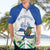 Personalized El Salvador Hawaiian Shirt Torogoz Bird Map