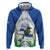 Personalized El Salvador Hoodie Torogoz Bird Map