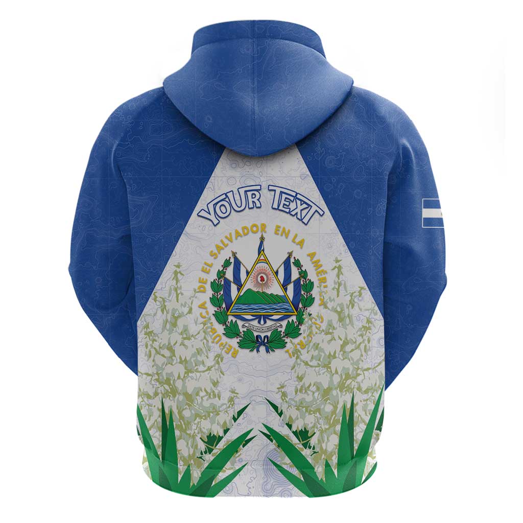 Personalized El Salvador Hoodie Torogoz Bird Map