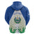 Personalized El Salvador Hoodie Torogoz Bird Map