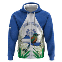 Personalized El Salvador Hoodie Torogoz Bird Map