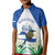 Personalized El Salvador Kid Polo Shirt Torogoz Bird Map