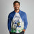 Personalized El Salvador Long Sleeve Polo Shirt Torogoz Bird Map