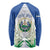 Personalized El Salvador Long Sleeve Shirt Torogoz Bird Map