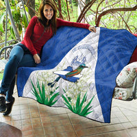 El Salvador Quilt Torogoz Bird Map