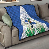 El Salvador Quilt Torogoz Bird Map