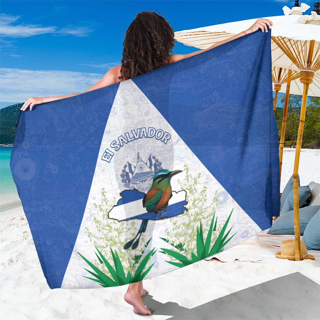 El Salvador Sarong Torogoz Bird Map