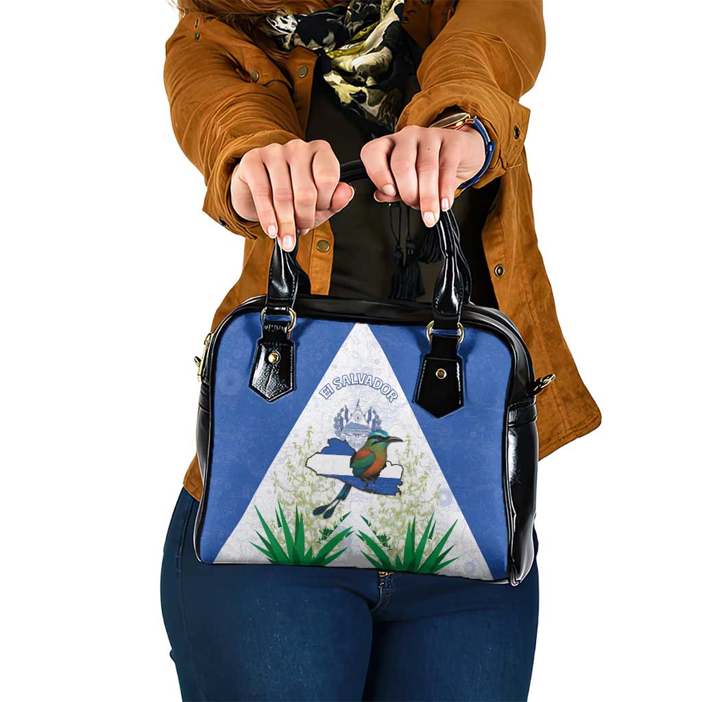 El Salvador Shoulder Handbag Torogoz Bird Map