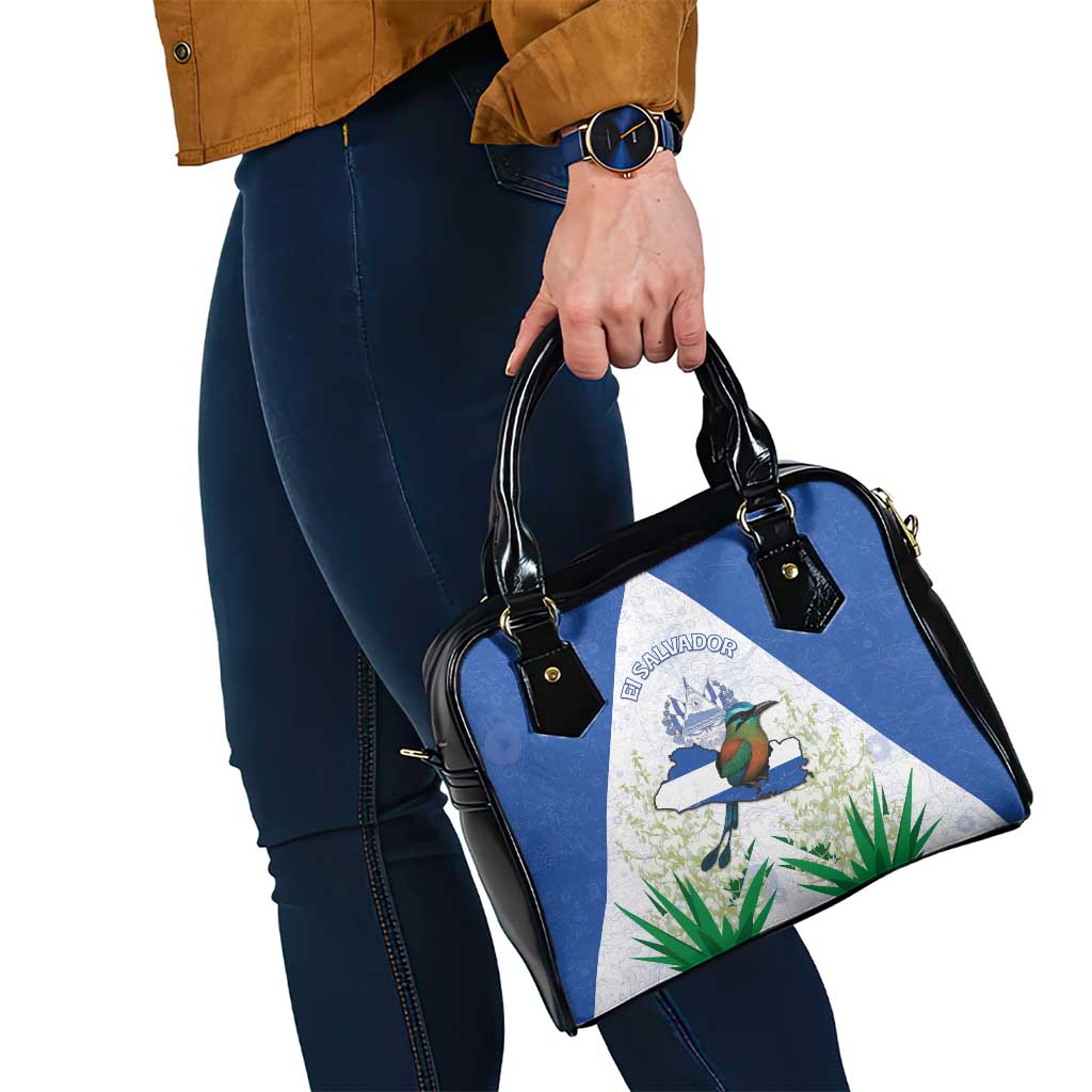 El Salvador Shoulder Handbag Torogoz Bird Map