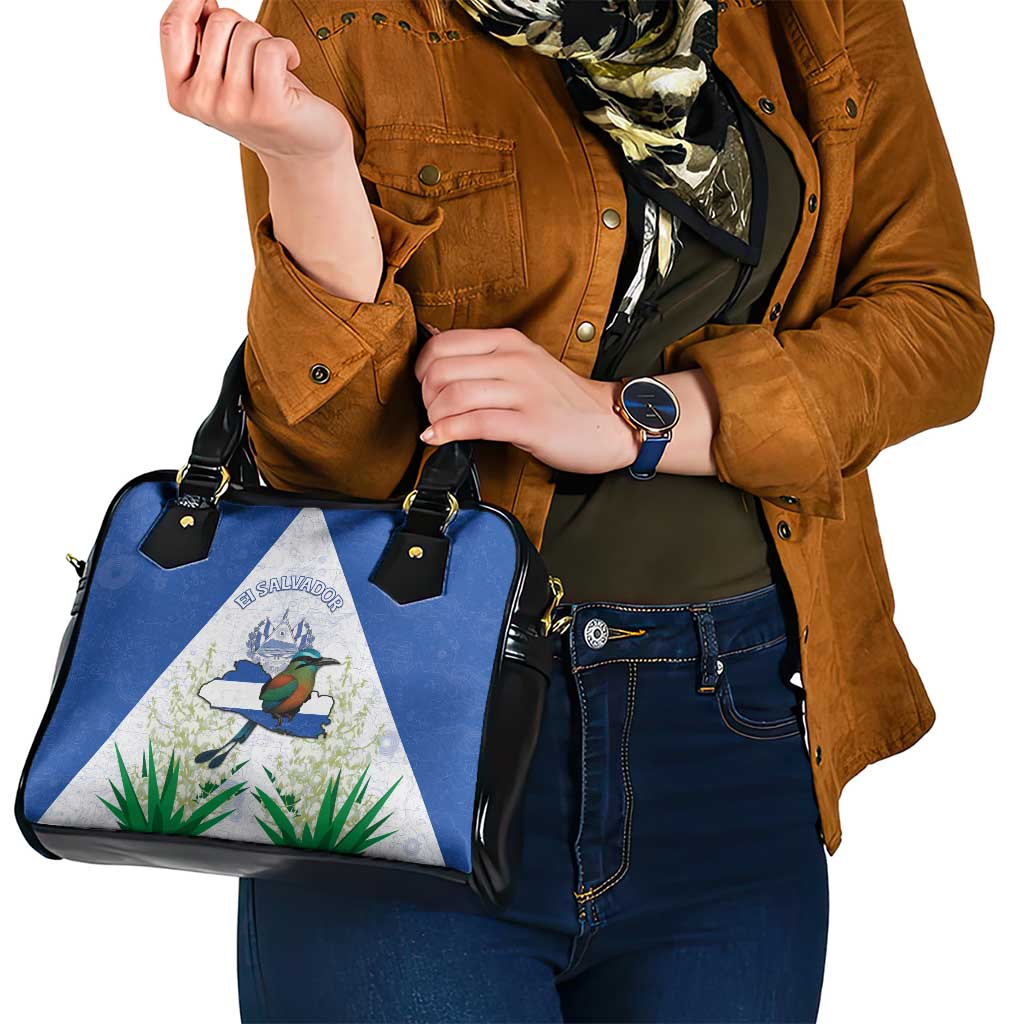 El Salvador Shoulder Handbag Torogoz Bird Map