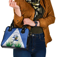 El Salvador Shoulder Handbag Torogoz Bird Map