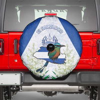 El Salvador Spare Tire Cover Torogoz Bird Map