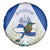 El Salvador Spare Tire Cover Torogoz Bird Map