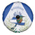 El Salvador Spare Tire Cover Torogoz Bird Map