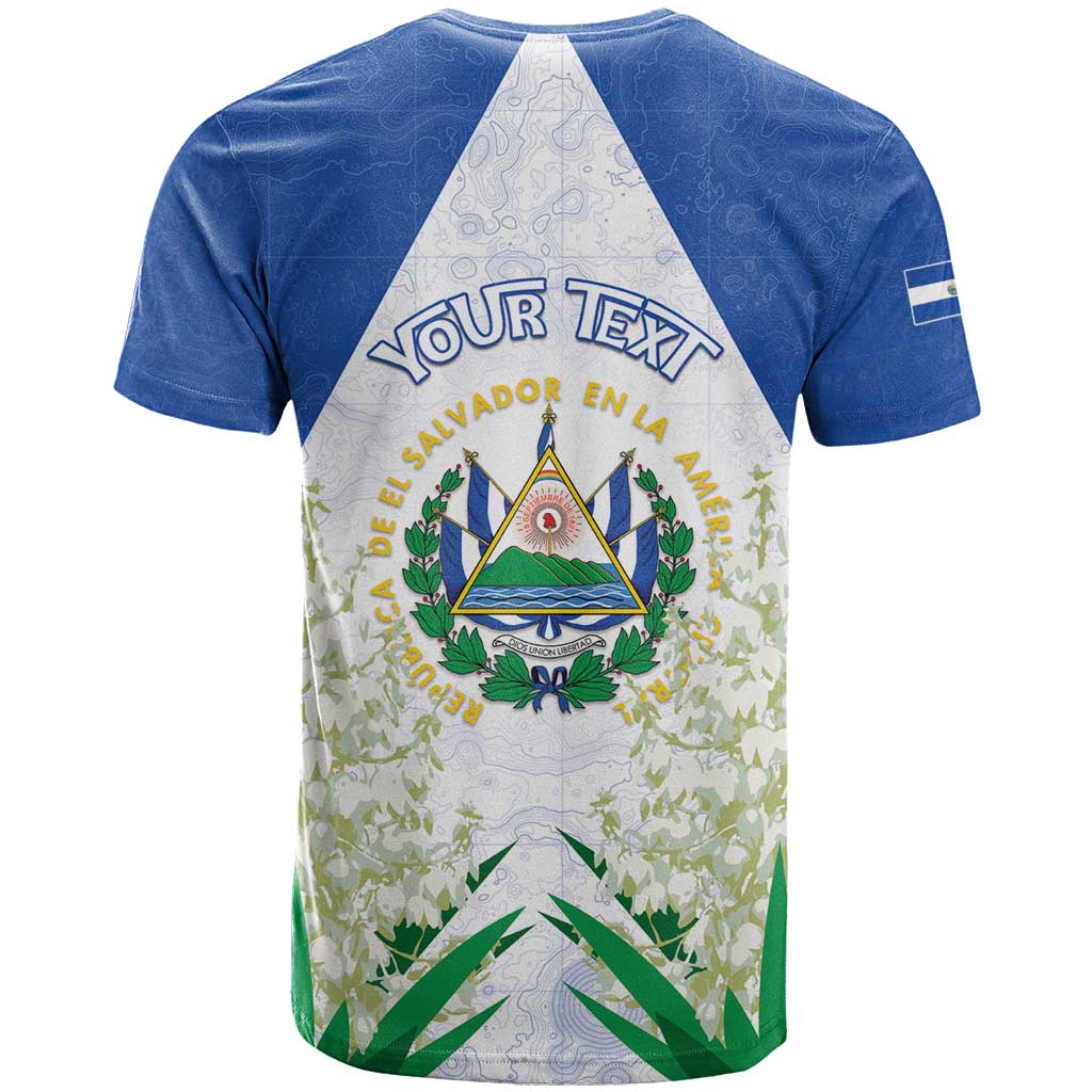 Personalized El Salvador T Shirt Torogoz Bird Map