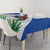 El Salvador Tablecloth Torogoz Bird Map