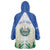 Personalized El Salvador Wearable Blanket Hoodie Torogoz Bird Map