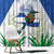 El Salvador Window Curtain Torogoz Bird Map