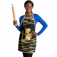 Egyptian God Ptah Apron Gold Mummy Wrap Hieroglyphics Patterns