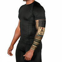 Egyptian God Ra Arm Sleeves Ancient Mythology Solar Barque Falcon