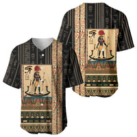 Egyptian God Ra Baseball Jersey Ancient Mythology Solar Barque Falcon