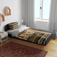 Egyptian God Ra Bedding Set Ancient Mythology Solar Barque Falcon