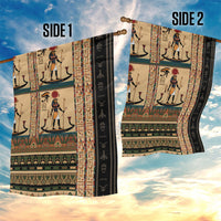 Egyptian God Ra Garden Flag Ancient Mythology Solar Barque Falcon