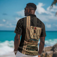 Egyptian God Ra Hawaiian Shirt Ancient Mythology Solar Barque Falcon DT05