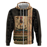 Egyptian God Ra Hoodie Ancient Mythology Solar Barque Falcon