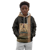 Egyptian God Ra Kid Hoodie Ancient Mythology Solar Barque Falcon