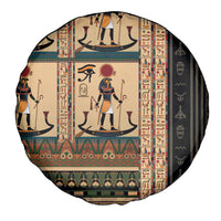 Egyptian God Ra Spare Tire Cover Ancient Mythology Solar Barque Falcon