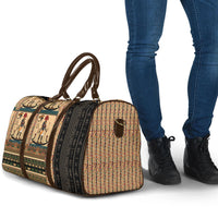 Egyptian God Ra Travel Bag Ancient Mythology Solar Barque Falcon