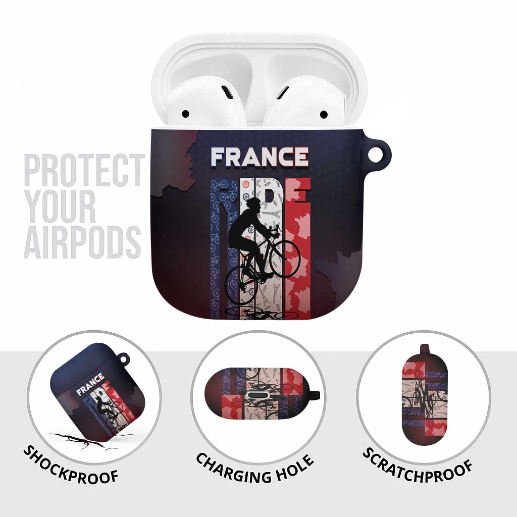 France Cycling AirPods Case Ride With Cyclist - Wonder Print Shop
