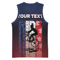 Personalized France Cycling Basketball Jersey Ride With Cyclist - Wonder Print Shop