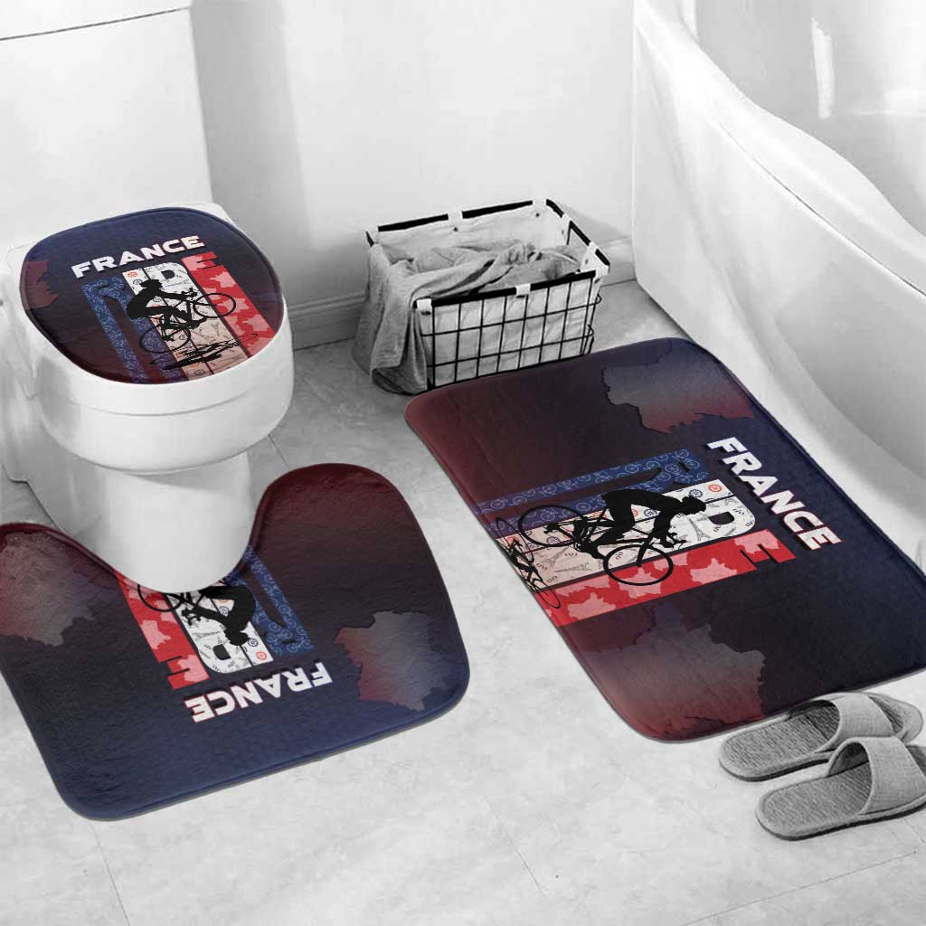 France Cycling Bathroom Set Ride With Cyclist - Wonder Print Shop