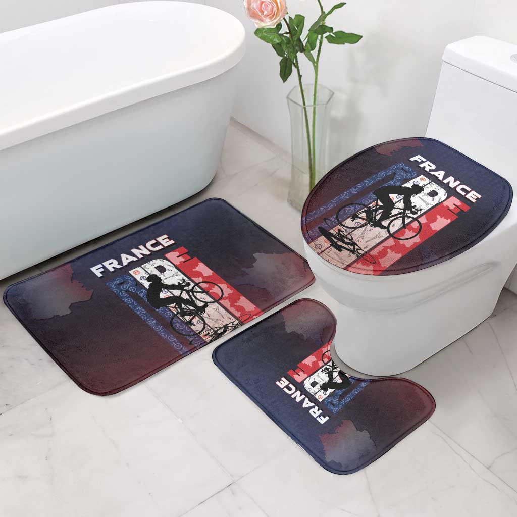 France Cycling Bathroom Set Ride With Cyclist - Wonder Print Shop