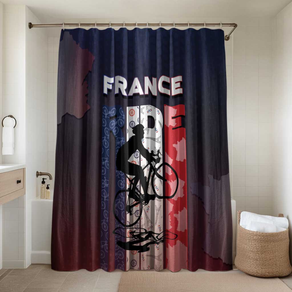 France Cycling Bathroom Set Ride With Cyclist - Wonder Print Shop