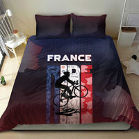 France Cycling Bedding Set Ride With Cyclist - Wonder Print Shop