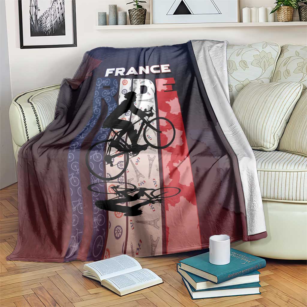 France Cycling Blanket Ride With Cyclist - Wonder Print Shop
