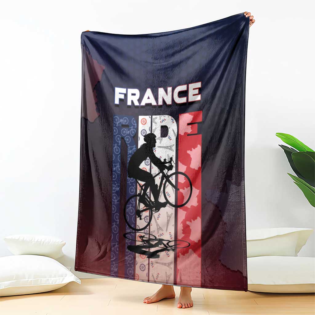 France Cycling Blanket Ride With Cyclist - Wonder Print Shop