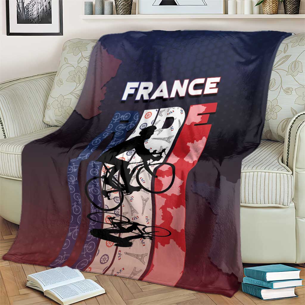 France Cycling Blanket Ride With Cyclist - Wonder Print Shop