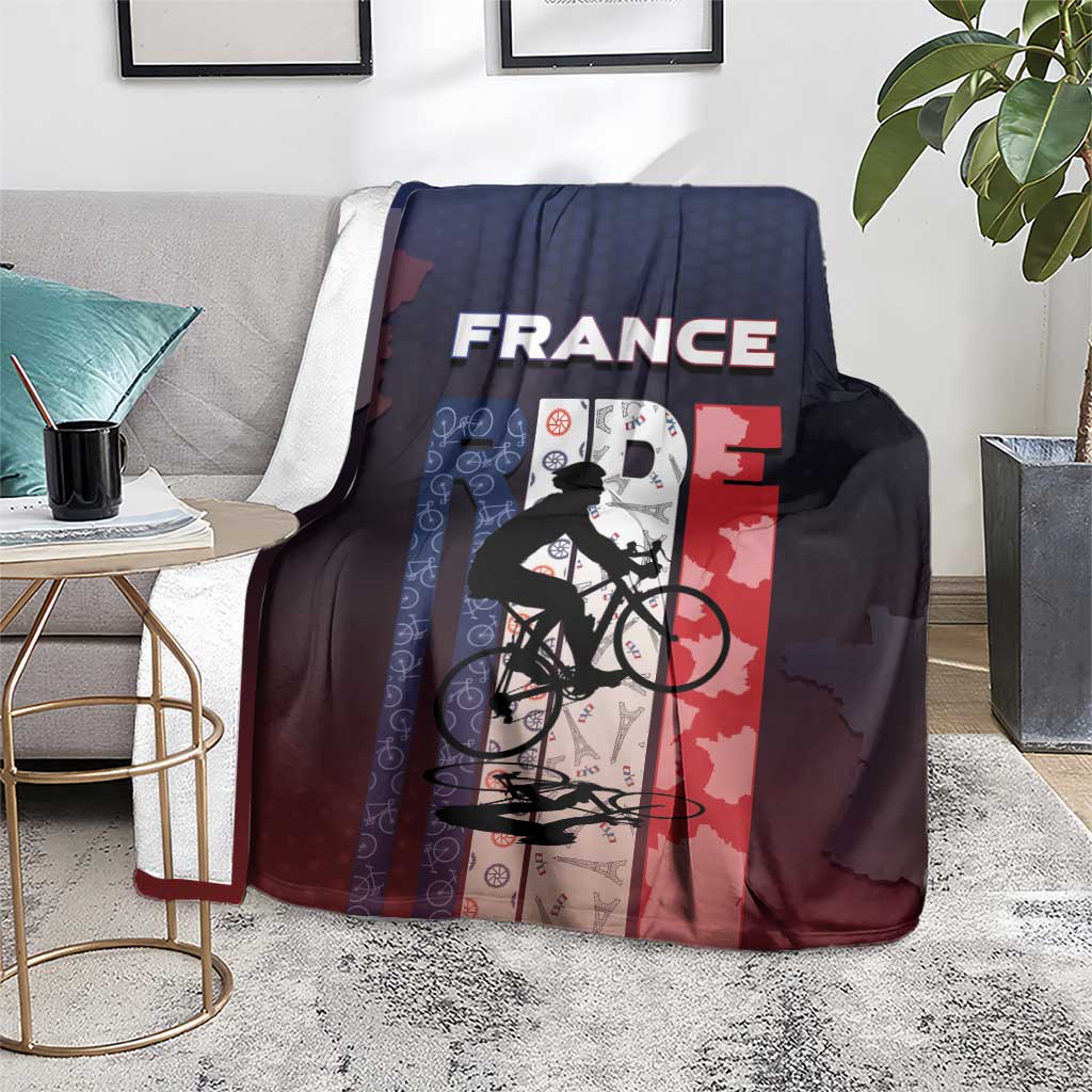 France Cycling Blanket Ride With Cyclist - Wonder Print Shop