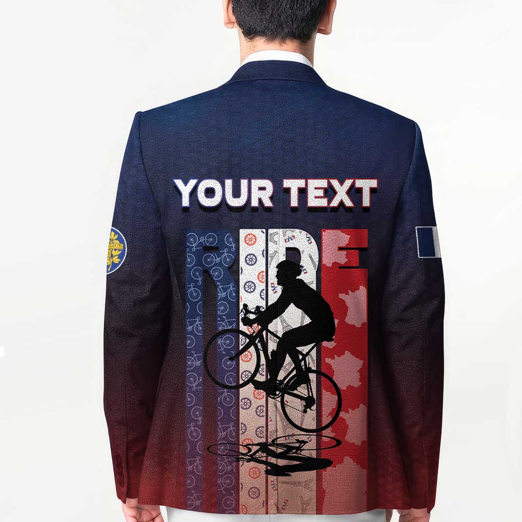 Personalized France Cycling Blazer Ride With Cyclist - Wonder Print Shop