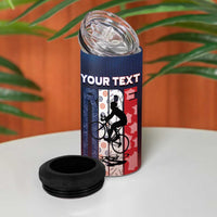 Personalized France Cycling 4 in 1 Can Cooler Tumbler Ride With Cyclist - Wonder Print Shop