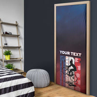 Personalized France Cycling Door Cover Ride With Cyclist - Wonder Print Shop