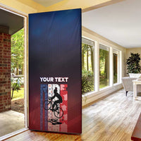 Personalized France Cycling Door Cover Ride With Cyclist - Wonder Print Shop