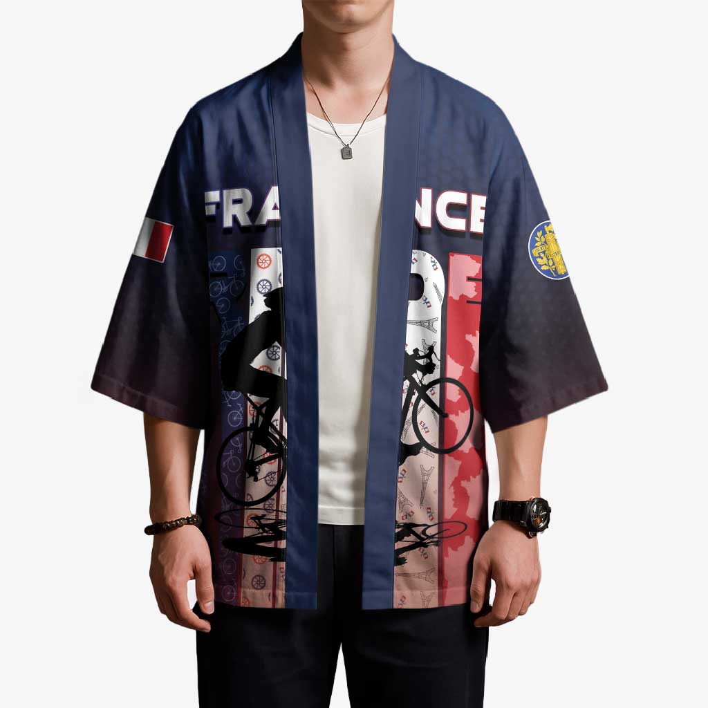 Personalized France Cycling Kimono Ride With Cyclist - Wonder Print Shop