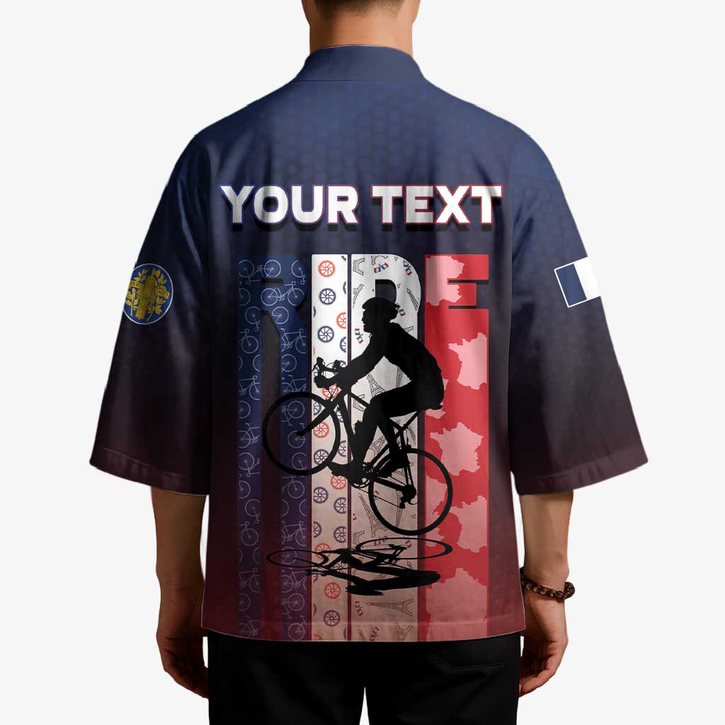 Personalized France Cycling Kimono Ride With Cyclist - Wonder Print Shop