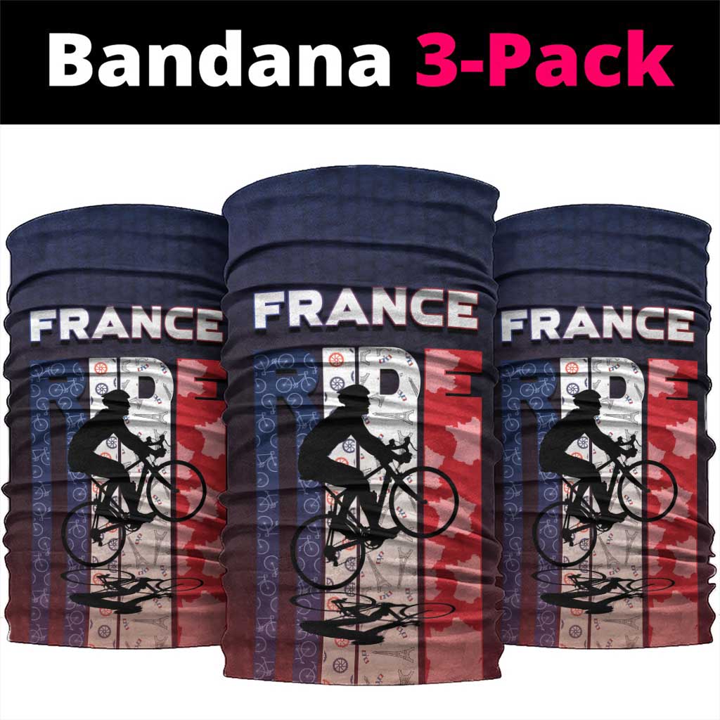 France Cycling Neck Gaiter Ride With Cyclist - Wonder Print Shop